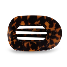 Load image into Gallery viewer, Round Flat Hair Clip | Large | Tortoise