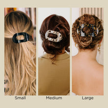 Load image into Gallery viewer, Round Flat Hair Clip | Medium | Blonde Tortoise