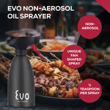 Load image into Gallery viewer, Evo Stainless Steel Oil Sprayer – Refillable 16oz Bottle: Silver