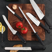 Load image into Gallery viewer, CatCora Soft-Grip Handle Offset Bread Knife, 9in