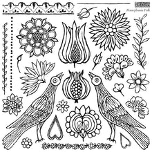 Load image into Gallery viewer, IOD Pennsylvania Folk 12 X 12 Stamp