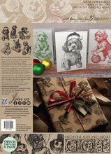 Load image into Gallery viewer, IOD Christmas Pups 12 X 12 Stamp