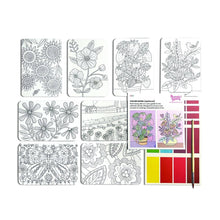Load image into Gallery viewer, Scenic Hues D.I.Y. Watercolor Kit Flowers & Gardens