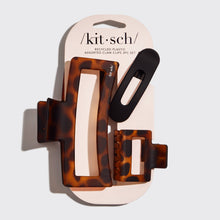 Load image into Gallery viewer, Recycled Plastic Assorted Claw Clips- Rectangle Open Shape