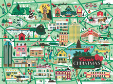 Load image into Gallery viewer, Classic Christmas Movie Map True South Puzzle