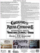 Load image into Gallery viewer, Gregory's Catalogue IOD PAINT INLAY 12×16 PAD - 8 pages
