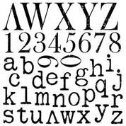 Load image into Gallery viewer, IOD Typesetting Stamp 12 X 12 - 2 sheets