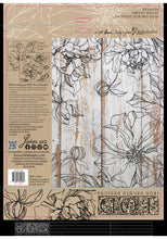 Load image into Gallery viewer, IOD Peonies DECOR STAMP 12 × 12 (2 sheets) - NEW Spring 2021 Release