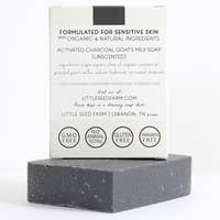 Load image into Gallery viewer, Little Seed Farm Activated Charcoal Facial And Body Bar