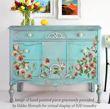 Load image into Gallery viewer, IOD Painterly Florals Decor Transfer - Iron Orchid Designs