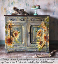 Load image into Gallery viewer, IOD Painterly Florals Decor Transfer - Iron Orchid Designs