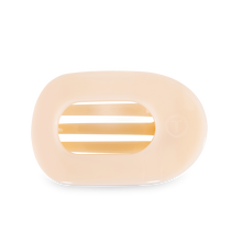 Load image into Gallery viewer, Almond Beige Large Flat Round Clip