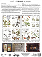 Load image into Gallery viewer, IOD Brocante Transfer 12x16 Pad - 8 sheets