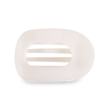 Load image into Gallery viewer, Coconut White Large Flat Round Clip