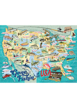 Load image into Gallery viewer, Gone Fishin' in the USA True South Puzzle