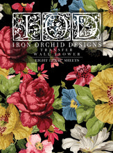 Load image into Gallery viewer, IOD Wall Flower Decor Transfer by IOD - Iron Orchid Designs
