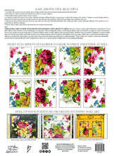 Load image into Gallery viewer, IOD Wall Flower Decor Transfer by IOD - Iron Orchid Designs