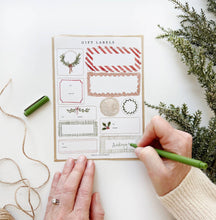 Load image into Gallery viewer, Gift Label Sticker Sheets
