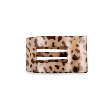 Load image into Gallery viewer, Flat Rectangle Hair Clip | Small | Blonde Tortoise

