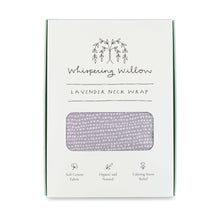 Load image into Gallery viewer, Neck Wrap, Lavender - Tranquil Gray - Boxed
