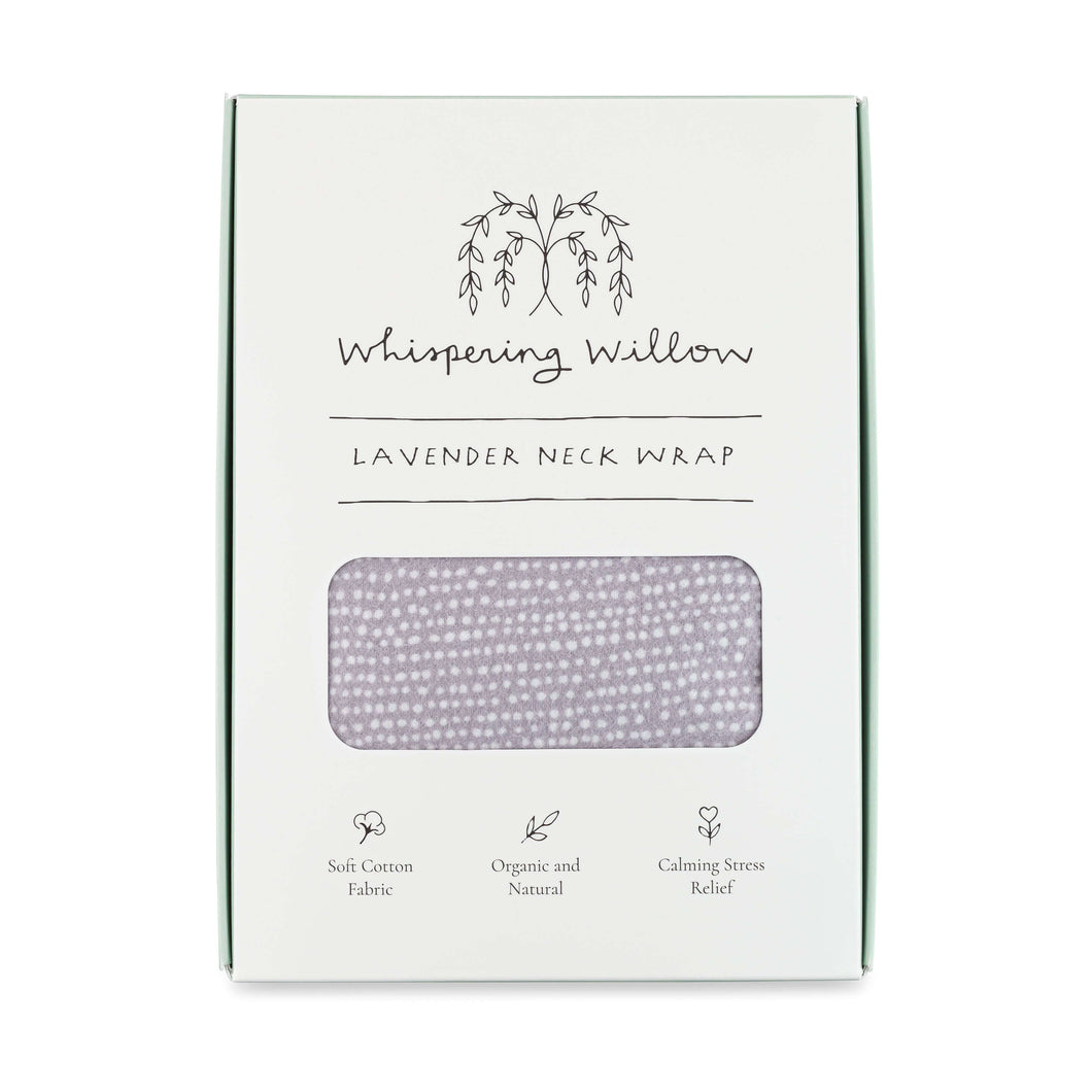 Neck Wrap, Lavender - Tranquil Gray - Boxed
