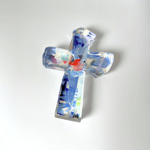 Load image into Gallery viewer, PERIWINKLE ACRYLIC CROSS
