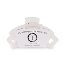 Load image into Gallery viewer, Open Coconut White Small Hair Clip
