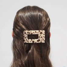 Load image into Gallery viewer, Flat Rectangle Hair Clip | Small | Blonde Tortoise
