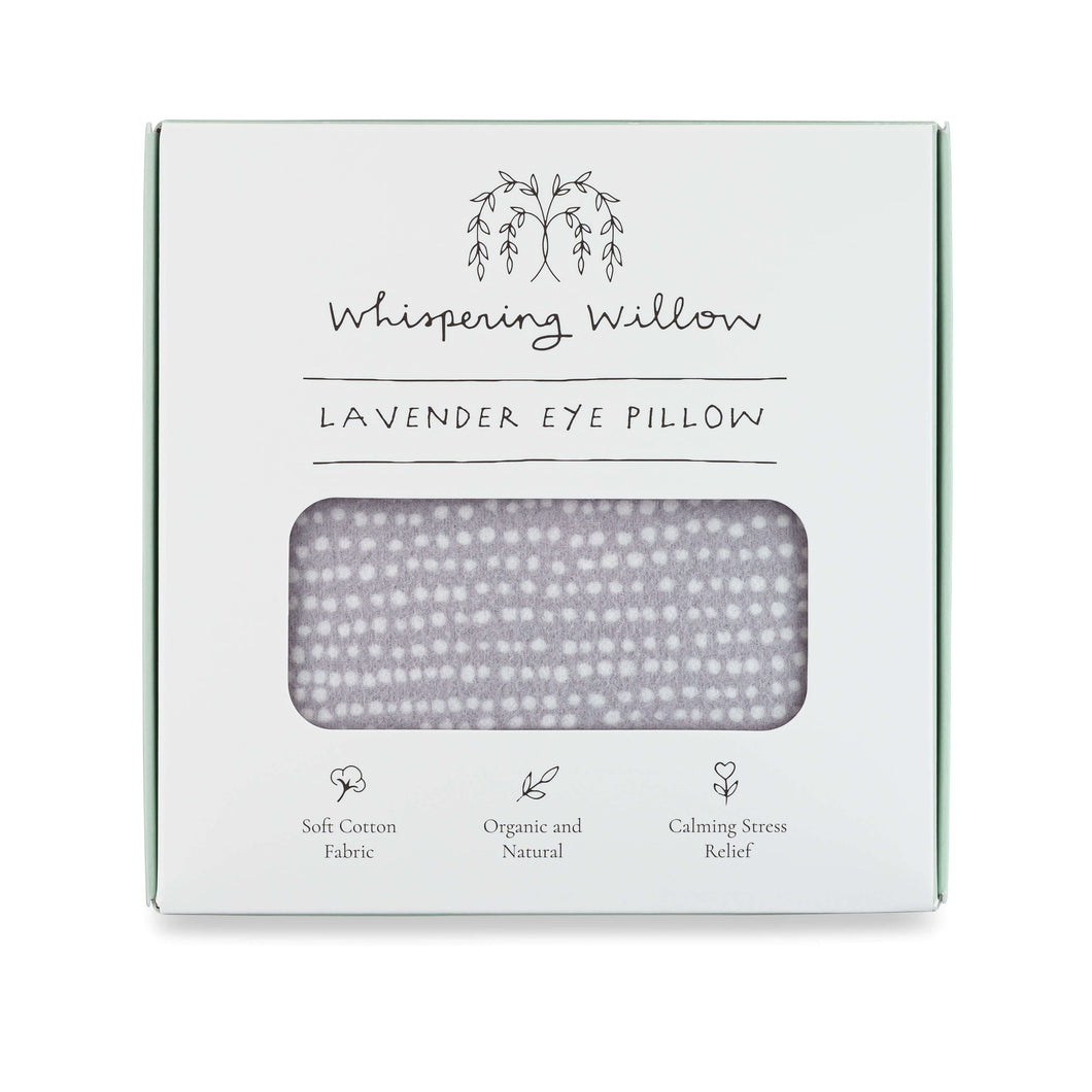 Weighted Eye Pillow - Lavender-Filled - Tranquil Gray