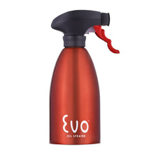 Load image into Gallery viewer, Evo Stainless Steel Oil Sprayer – Refillable 16oz Bottle: Silver
