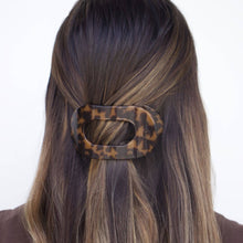 Load image into Gallery viewer, Round Flat Hair Clip | Medium | Tortoise
