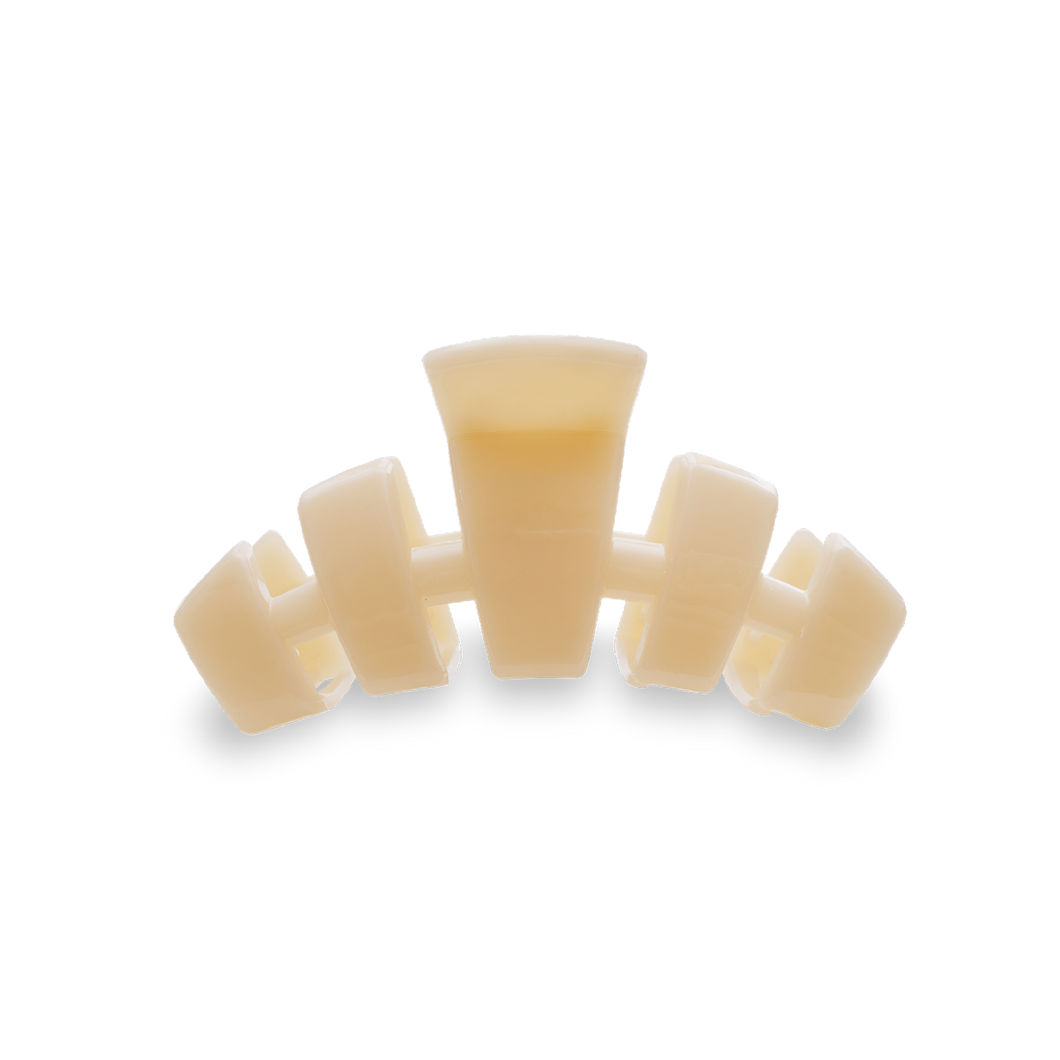 Classic Almond Beige Small Hair Clip