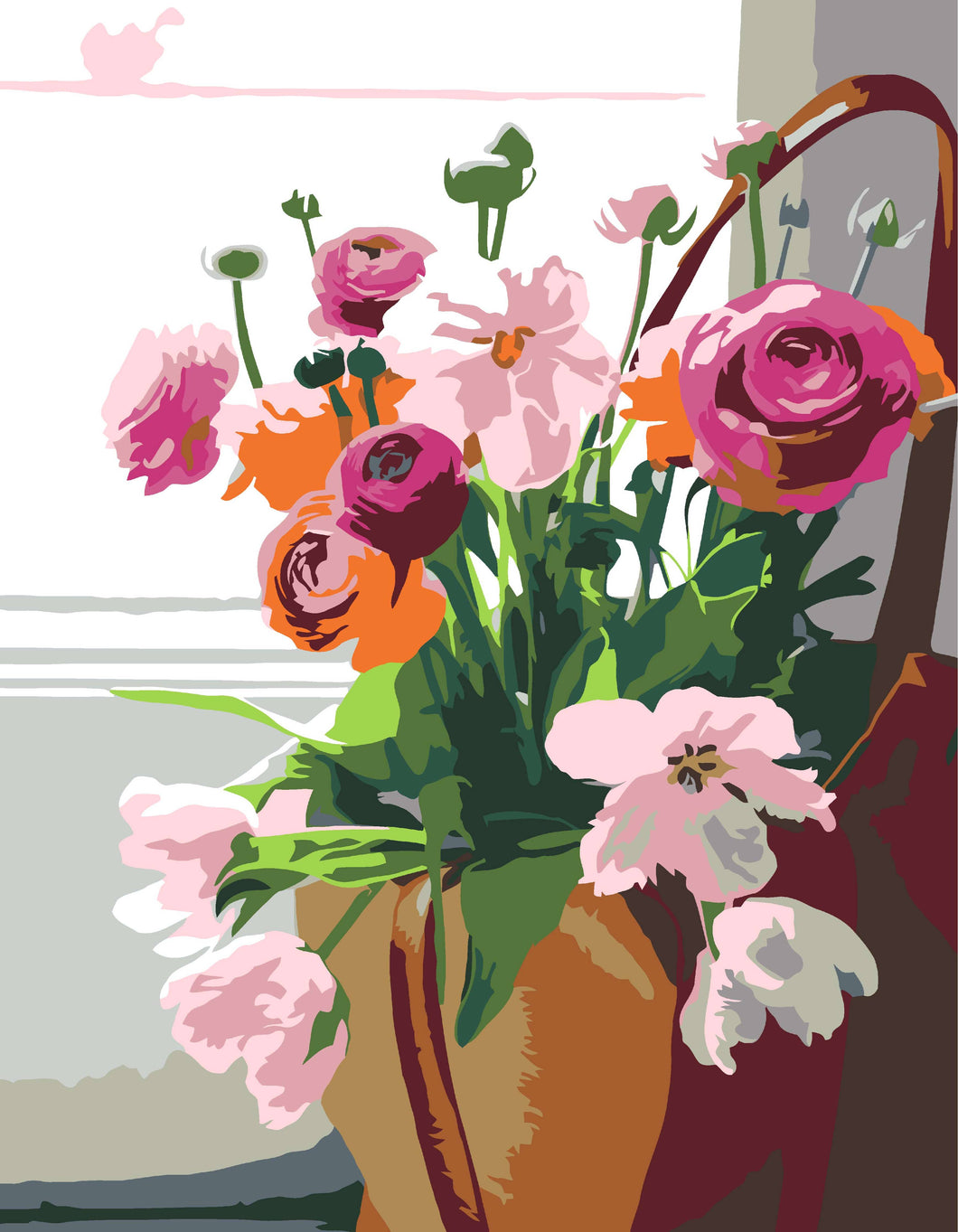 Artwille DIY Paint by Numbers  - Flowers