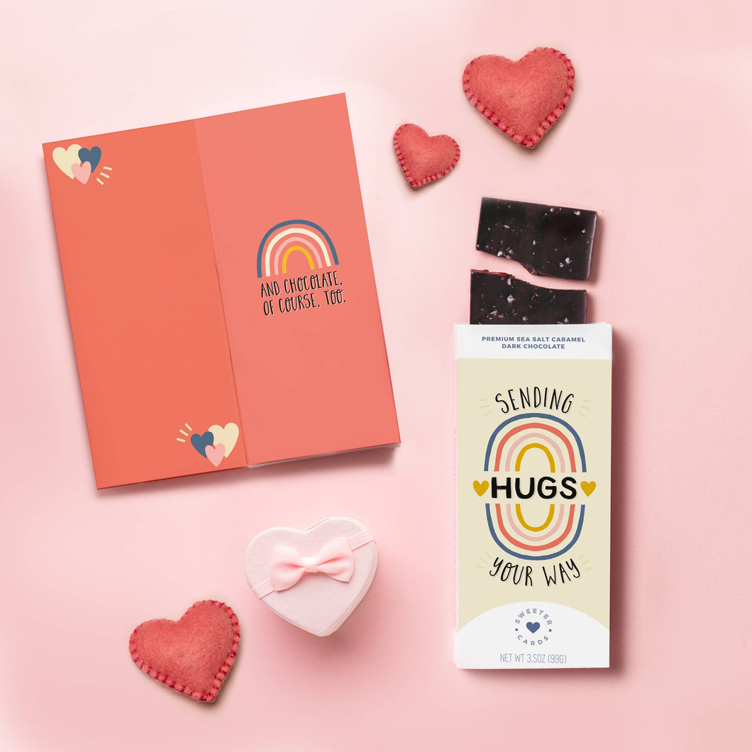 Sending Hugs Sweeter Chocolate Card