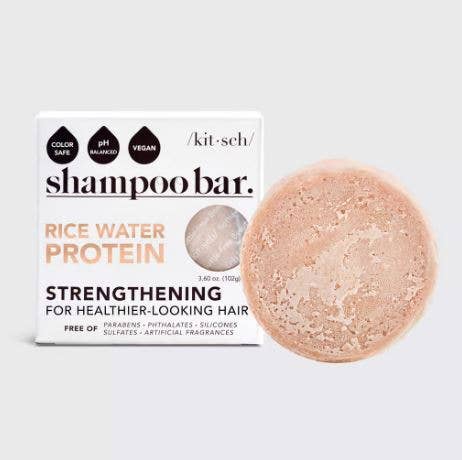 Rice Water Protein Shampoo Bar for Hair Growth by KITSCH
