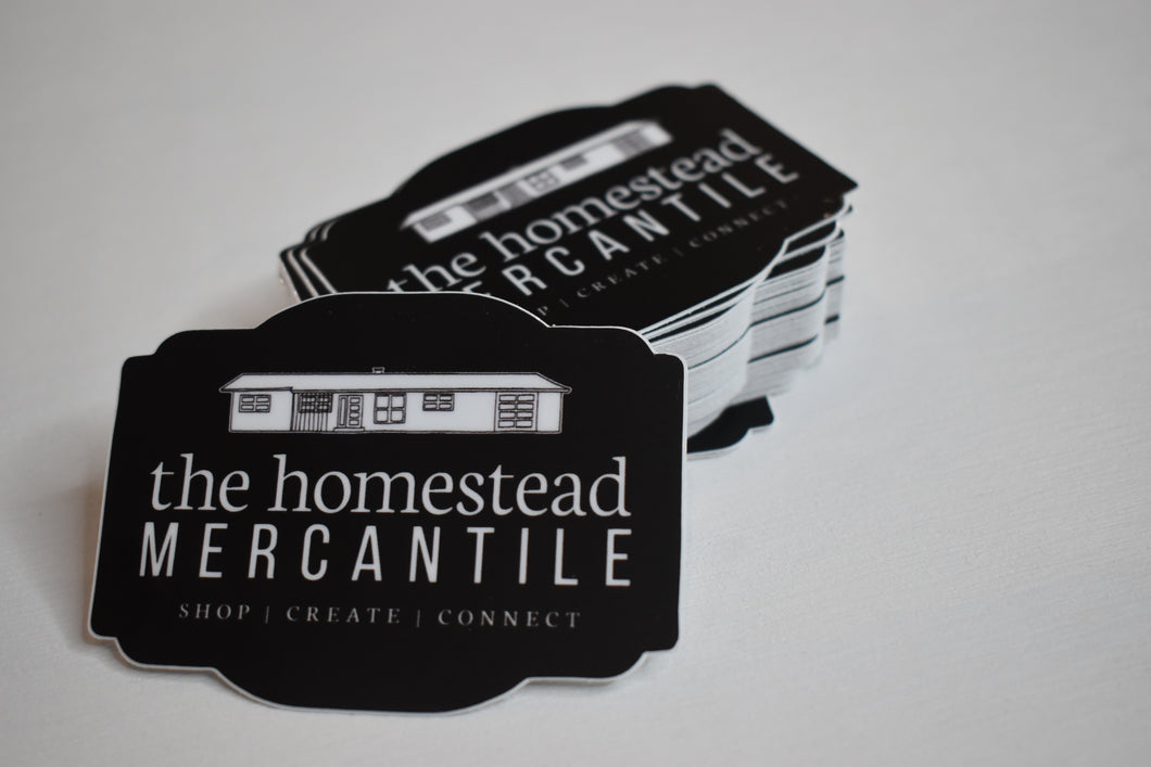 the homestead MERCANTILE sticker