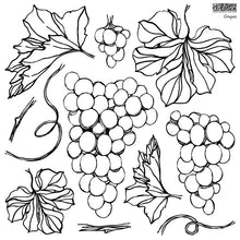 Load image into Gallery viewer, IOD Grapes 12×12 IOD STAMP - Spring 2021 Release
