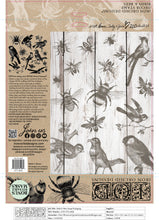 Load image into Gallery viewer, IOD Birds and Bee 12 X 12 Stamp
