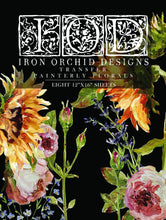 Load image into Gallery viewer, IOD Painterly Florals Decor Transfer - Iron Orchid Designs
