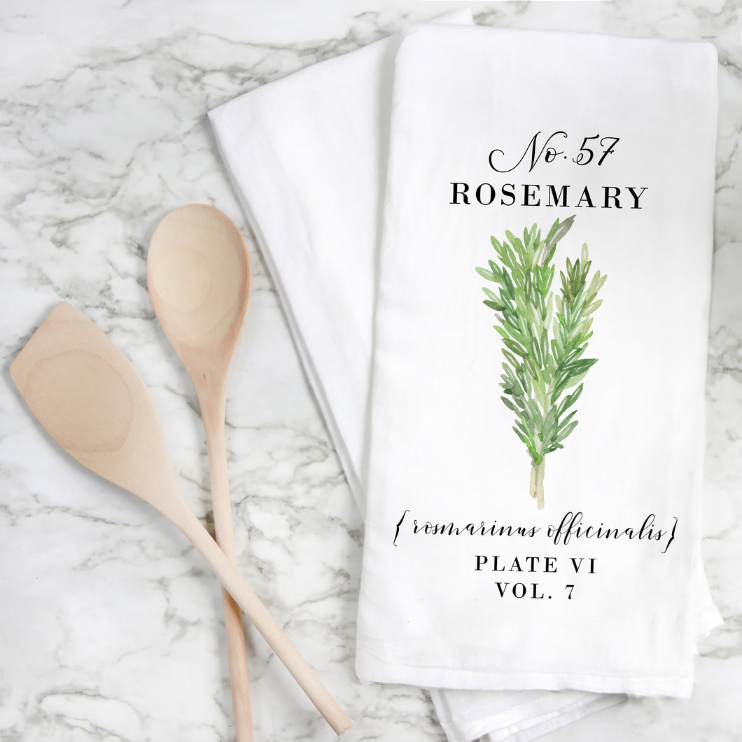 Rosemary Botanical Tea Towel.
