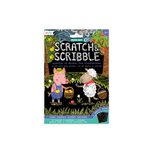 Load image into Gallery viewer, ooly Farm Animals Scratch and Scribble Mini Art Kit
