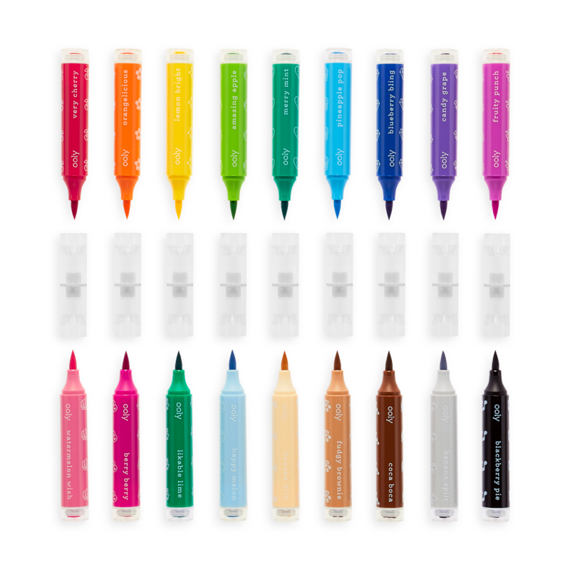Daringer / Baker's Dozen CD付き Amazon.com: Ooly 18 Double-Sided Stamping Markers- Brush Tip
