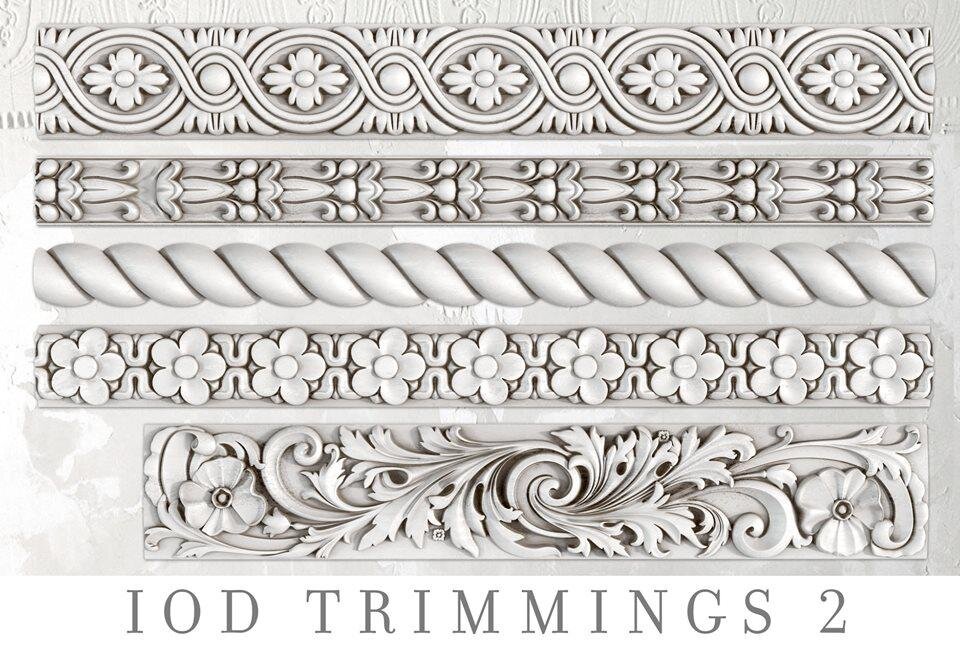 IOD Trimmings 2 Mould - Iron Orchid Designs