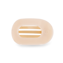 Load image into Gallery viewer, Almond Beige Small Flat Round Clip
