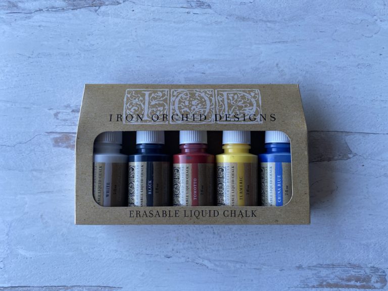 IOD Erasable Liquid Chalk - 5 pack of colors - NEW